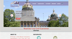 Desktop Screenshot of desmoinescremation.com